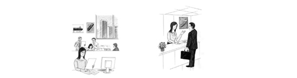 貿易事務イメージ