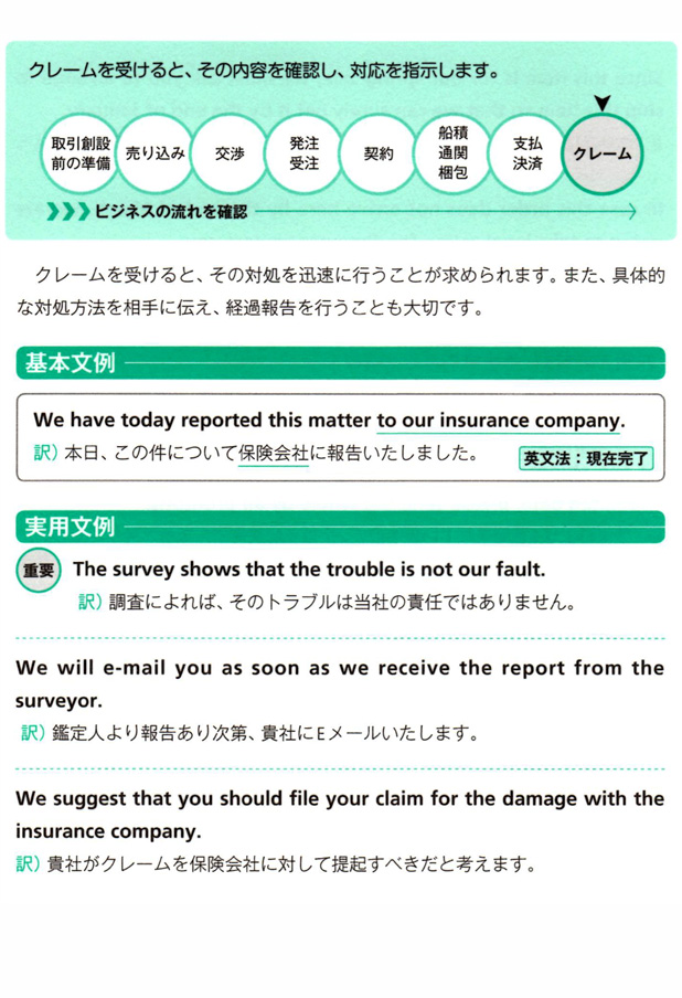 クレームの対応策を具体的に伝える